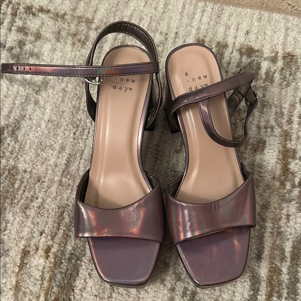 A New Day Iridescent Heels